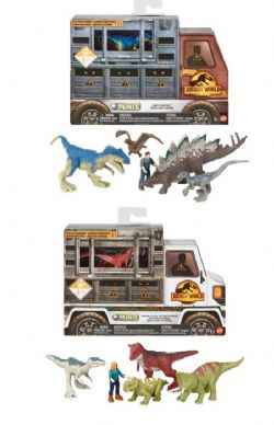 JURASSIC WORLD - COFFRET FIGURINE ET DINOSAURES ASSORTIES